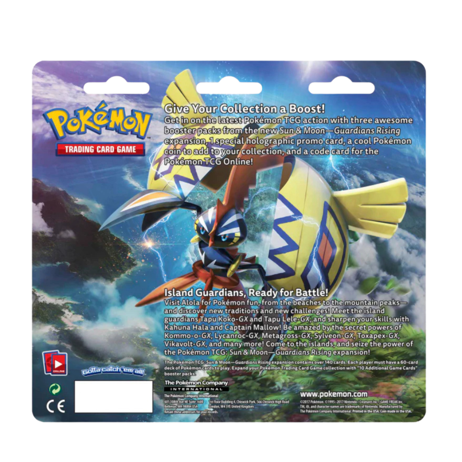 Pokémon Sun & Moon: Guardians Rising - Turtonator 3 Pack Blister - Image 2