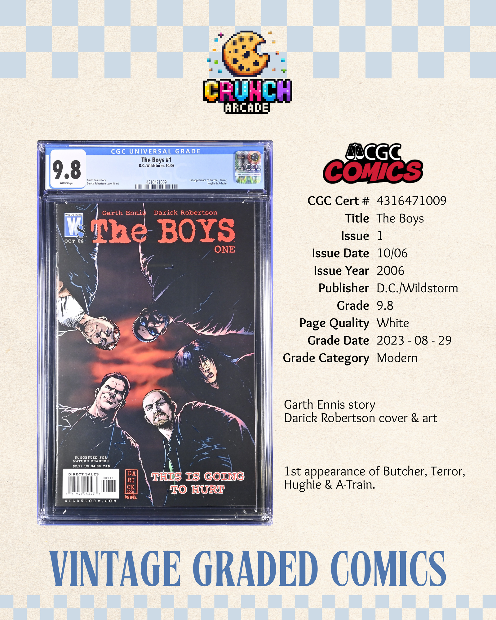The Boys #1 DC / Wildstorm – CGC 9.8 - Image 2