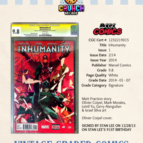 Inhumanity Marvel Comics #1