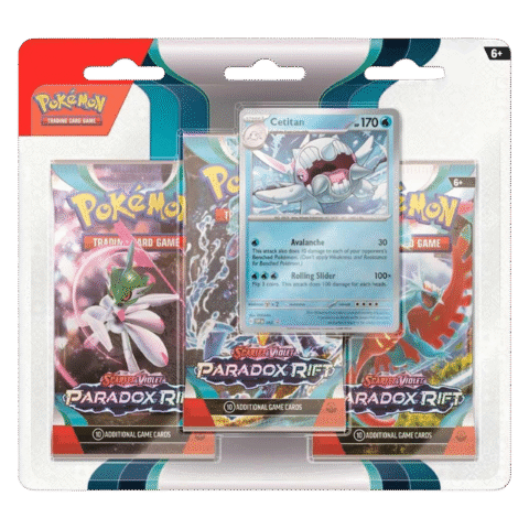 Pokémon TCG Scarlet & Violet—Paradox Rift 3-Pack Blister [Cetitan or Arctibax Promo]